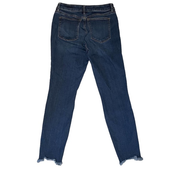Loft Curvy Skinny Jeans Women's size 4 (27) Dark Wash - Picture 2 of 10